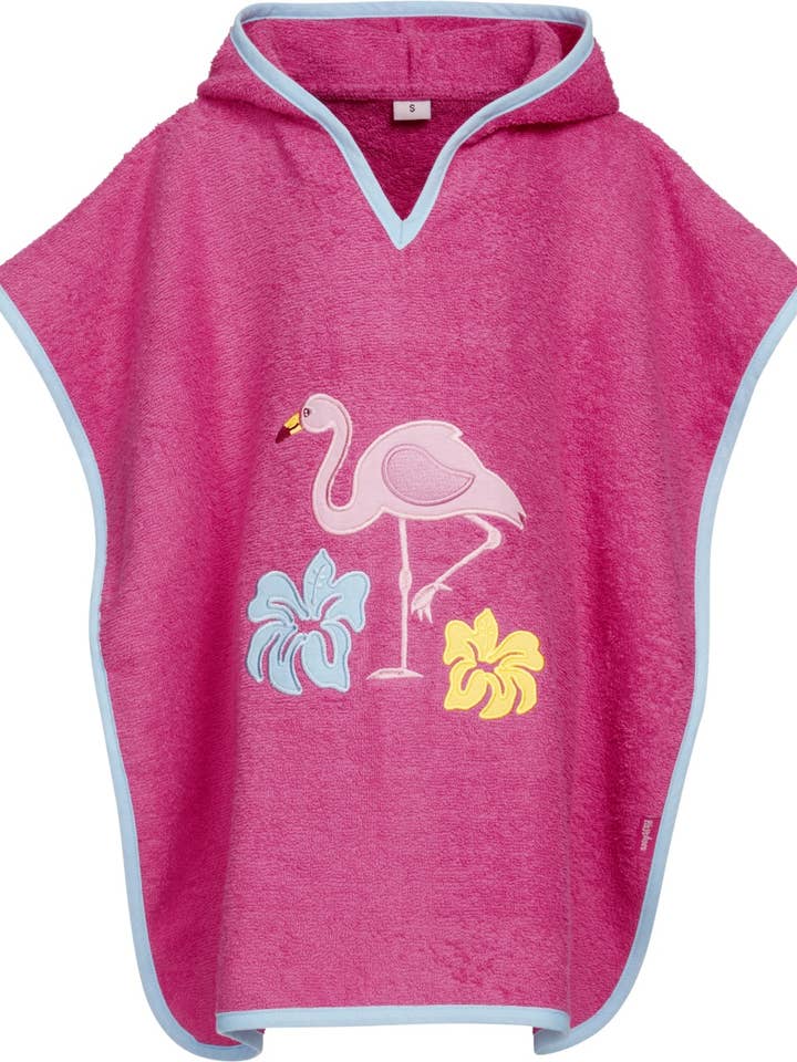 Flamingo badponcho i frotté för wholesale av Playshoes GmbH
