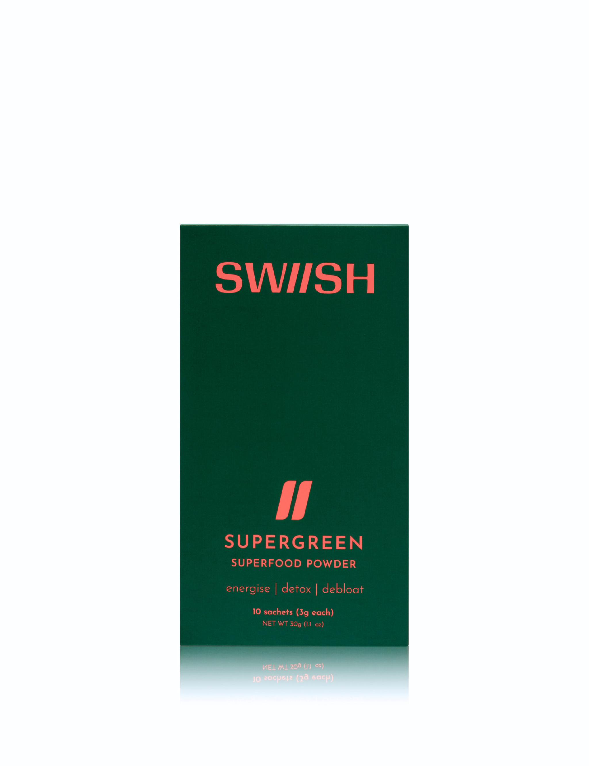 SWIISH - Wholesale Powdered health drink - SUPERGREENS Sachets2
