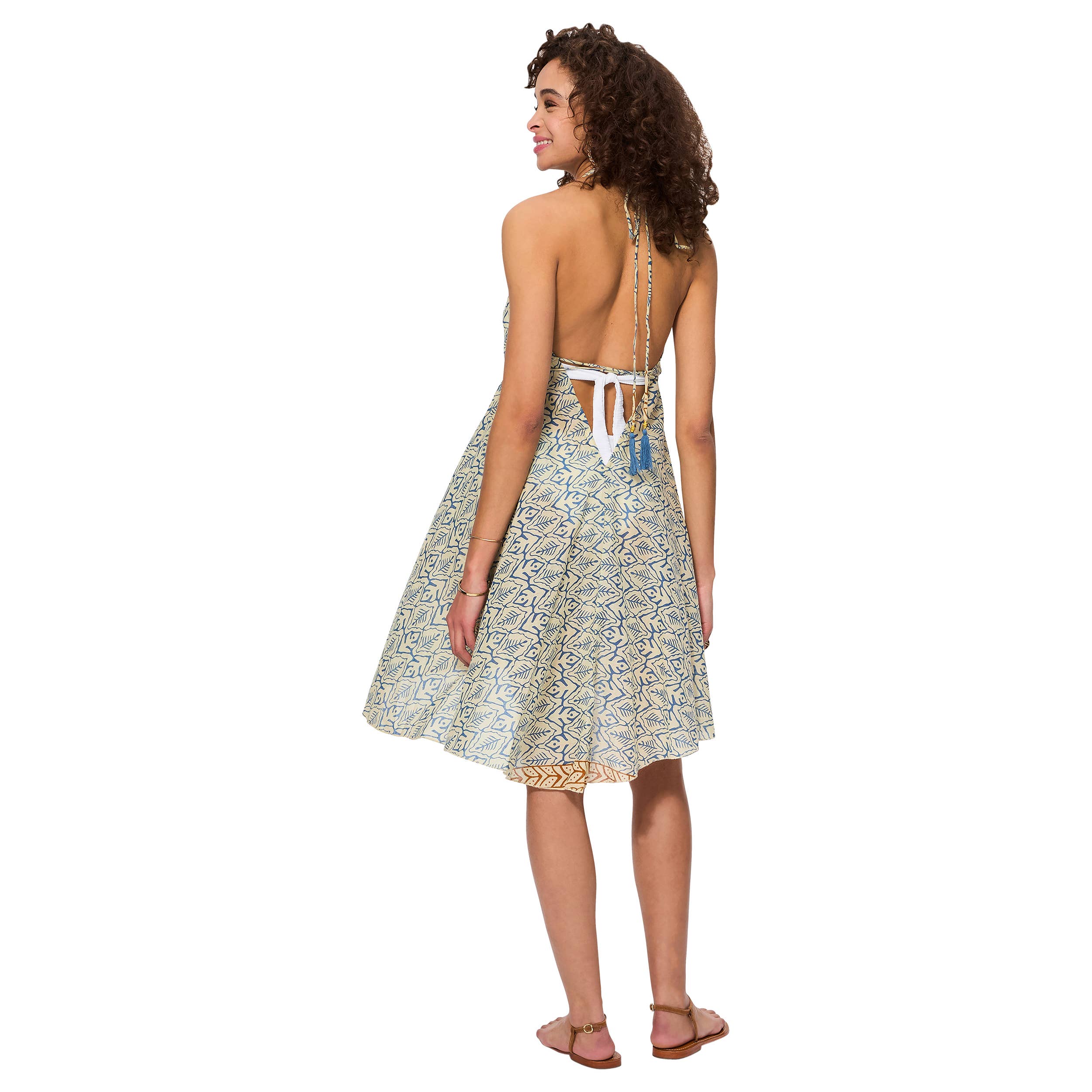 La Mano Boho - Vendita all'ingrosso Vestito - Donna - Vestito estivo corto senza maniche RO8500C1