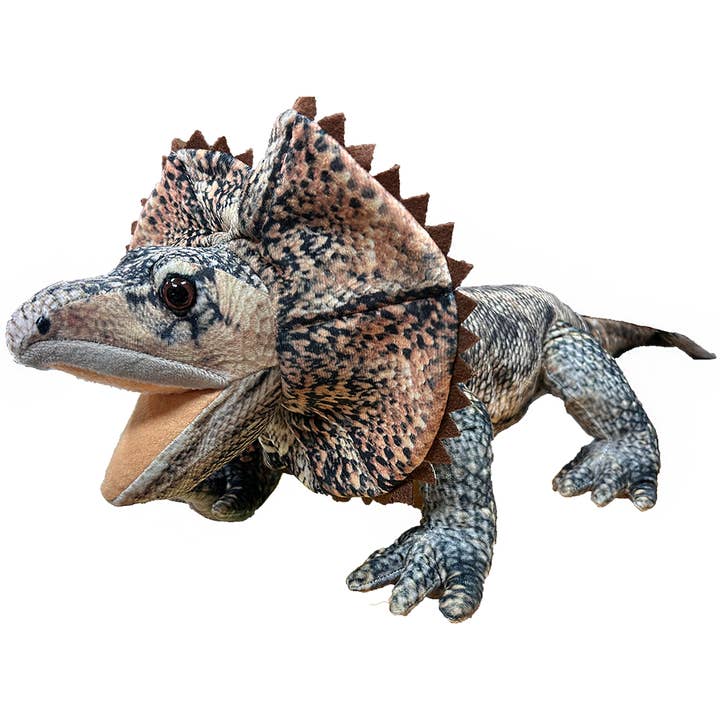 Texas Toy Distribution - Wholesale Stuffed/Plush Toy - Kids & Baby - Frilled Lizard Reptile Plush 23.5" Stuffed Animal