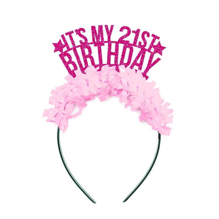 Festive Gal - Wholesale Party Hat/Crown - It's my 21st Birthday Party Headband Crown