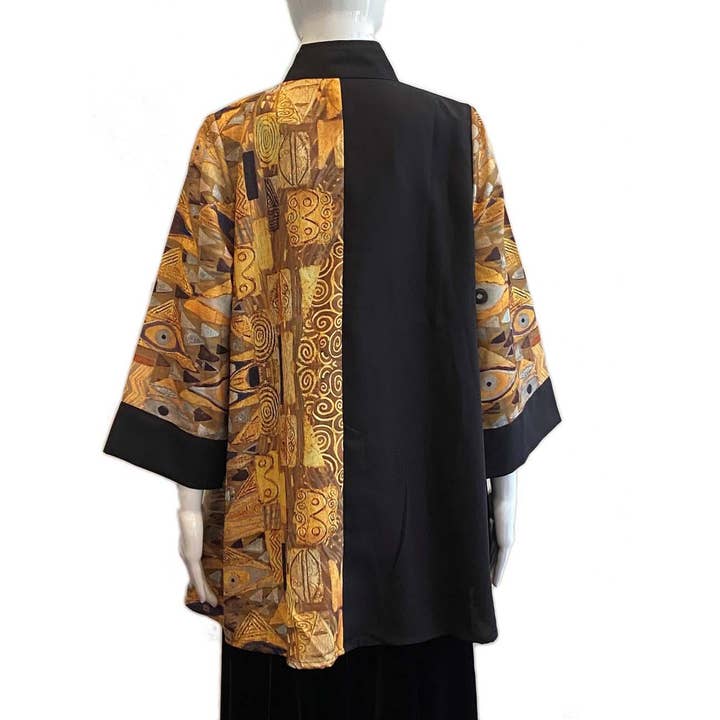 Breeke - Wholesale Tunic - Women's - Swing Top - Klimt Gold Dress