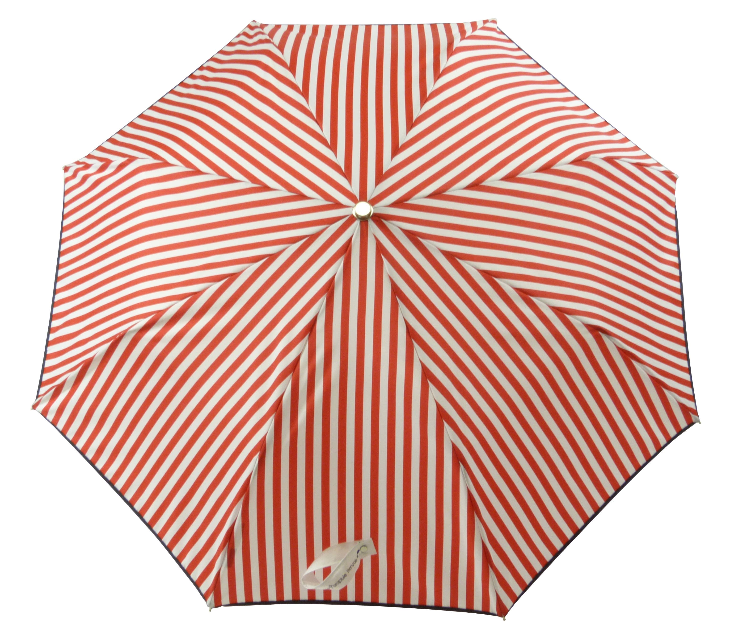 Le parapluie français – wholesale Paraply - Dam – Mini paraply med röda ränder1
