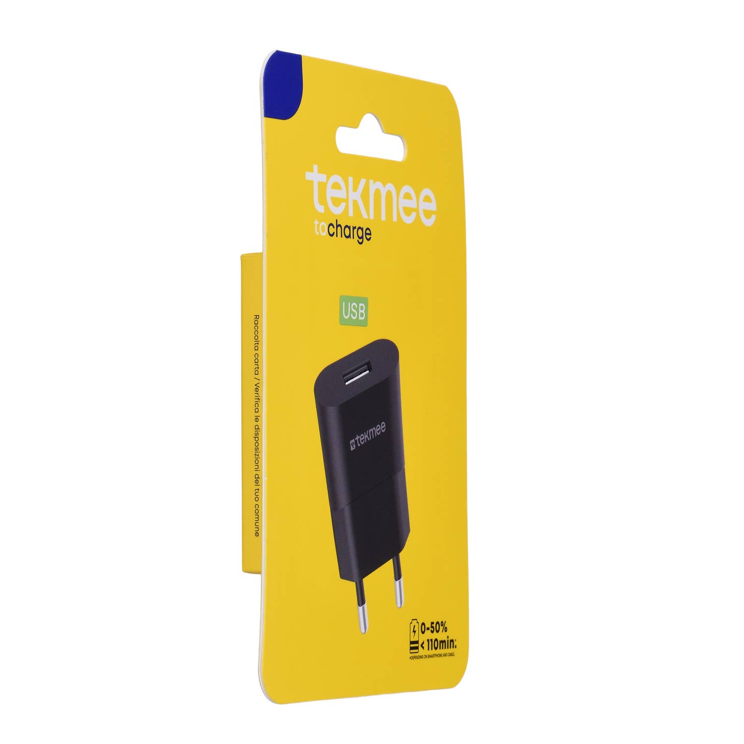 Tekmee - Wholesale Portable Charger - Black USB wall charger1