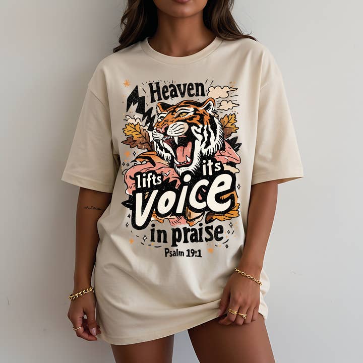 Heaven Lifts Its Voice Christian Sweatshirts & Tees for wholesale by Whiskey & Lace Outfitters /The Longhorn Hippie Co.