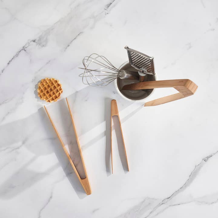 bambu® - Wholesale Kitchen Tong - Bamboo Tiny Tongs, Packaging Free