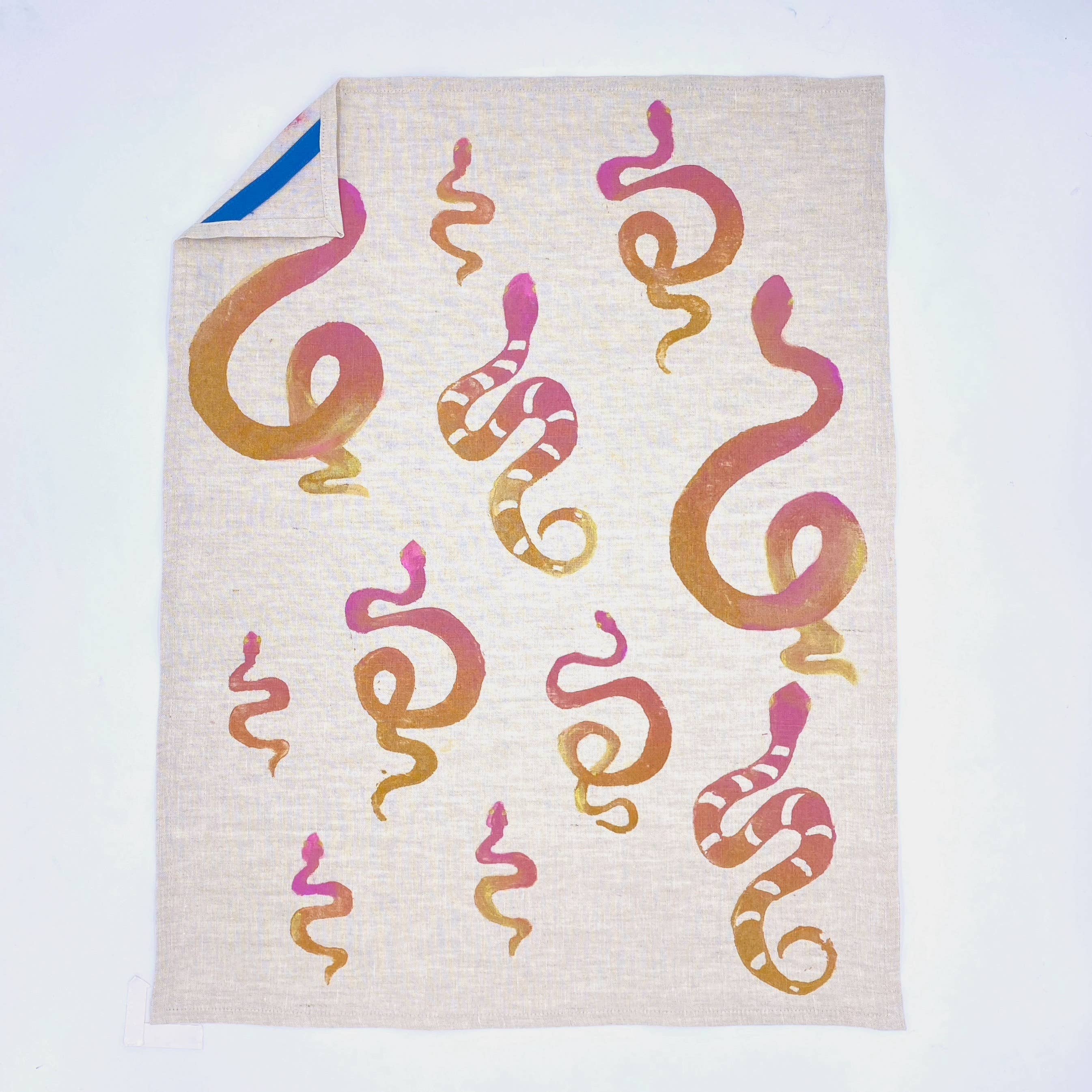 Tulusa - Wholesale Tea Towel - -Savvy Serpent Linen Tea Towels7