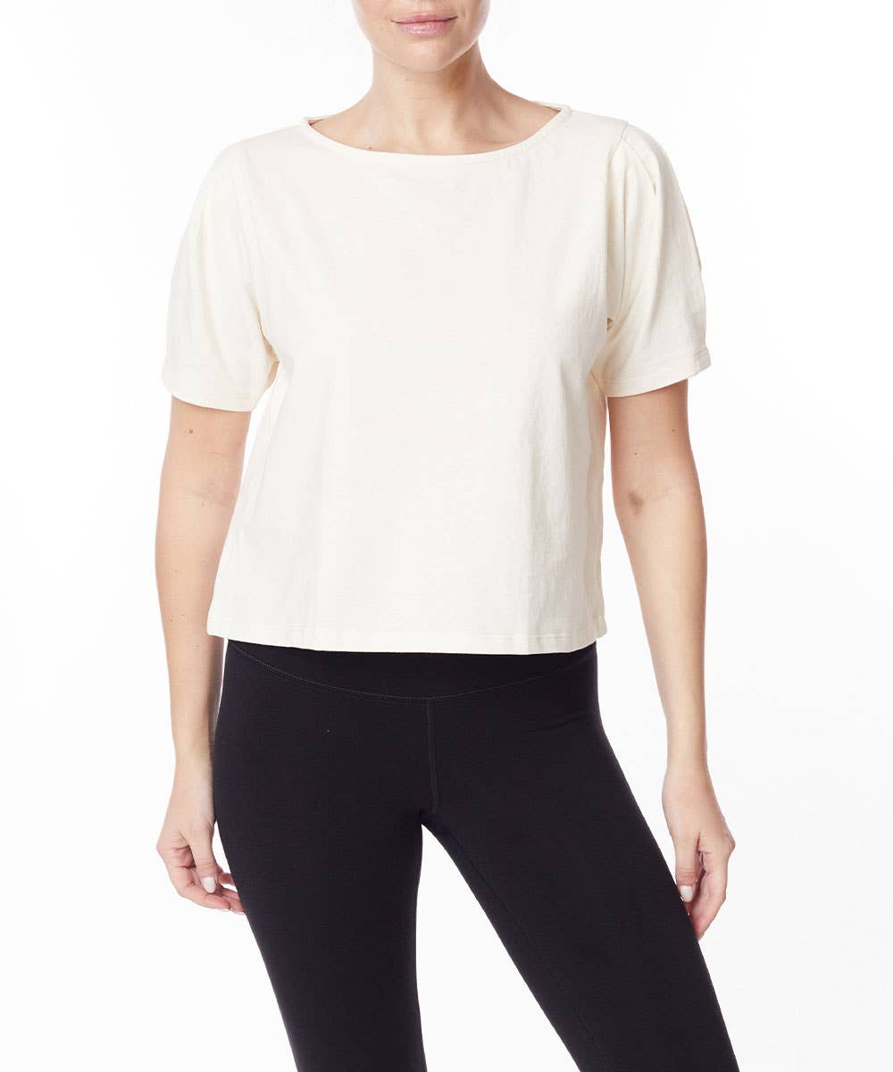 Fabina - Wholesale Blouse - Women's - Heavy Cotton Puff Sleeve Top2