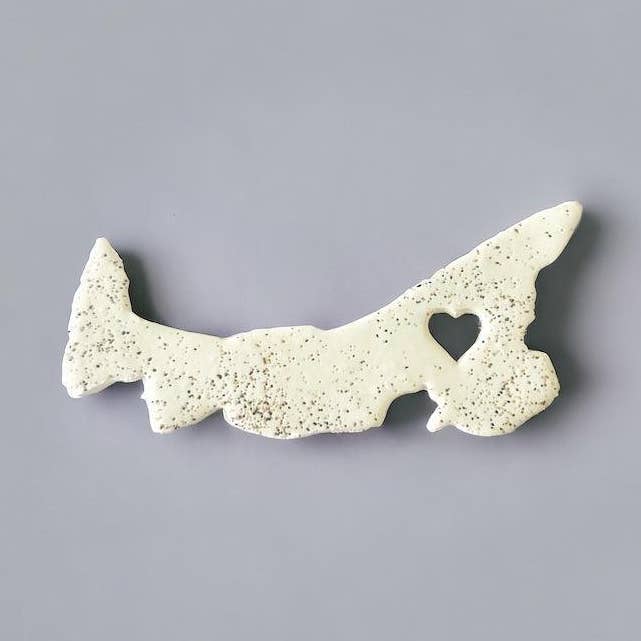 Prince Edward Island Fridge Magnet Handmade from Clay & Beach Sand for wholesale by Sassy Sacha Jewelry