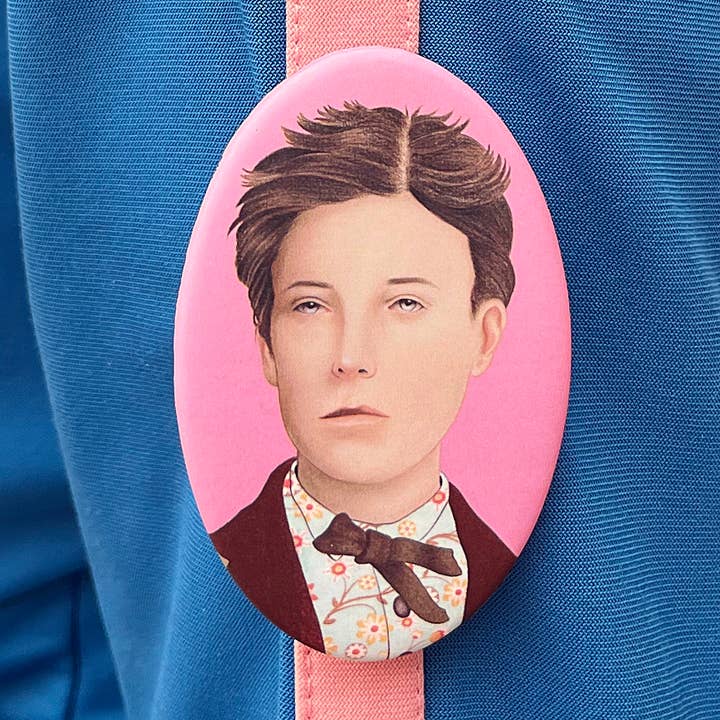 Arthur Rimbaud culturele broche voor wholesale door ars in cute