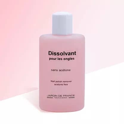 Acetone-Free Nail Polish Remover – Peach Scent – 100 ml Bottle for wholesale by Parfumerie Jardin De France