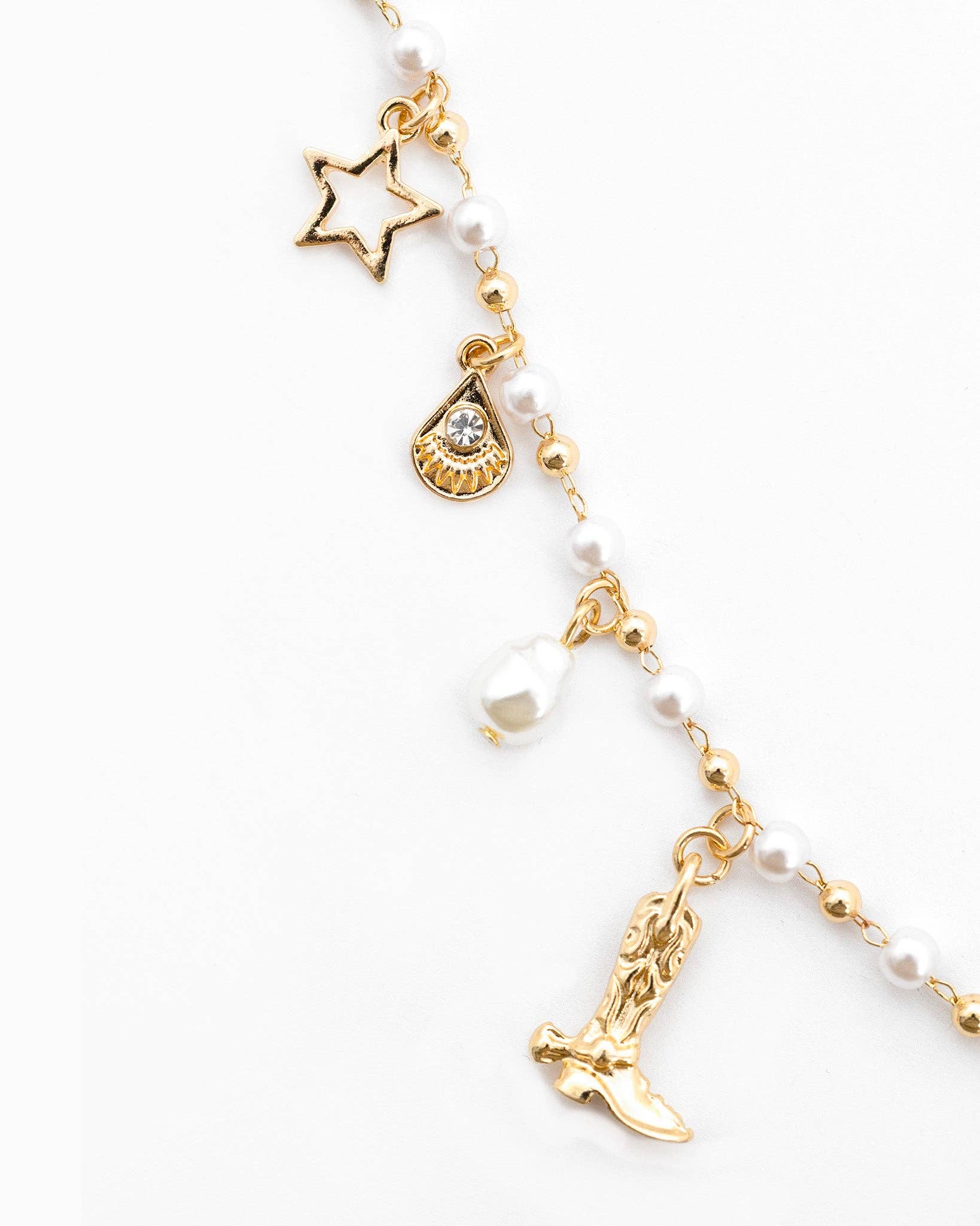 Sessori – Engroshandel Halskæde med vedhæng – Vestlig ikon perlemix kæde charm halskæde3