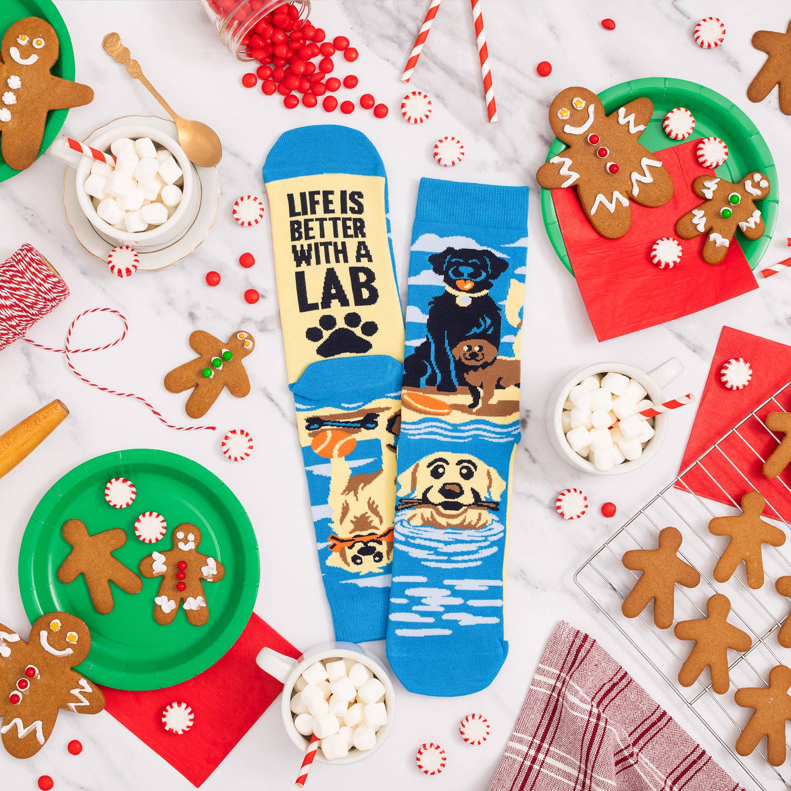 Lavley - Wholesale Socks - Unisex - Life Is Better With a Lab (Labrador Retriever) Socks8