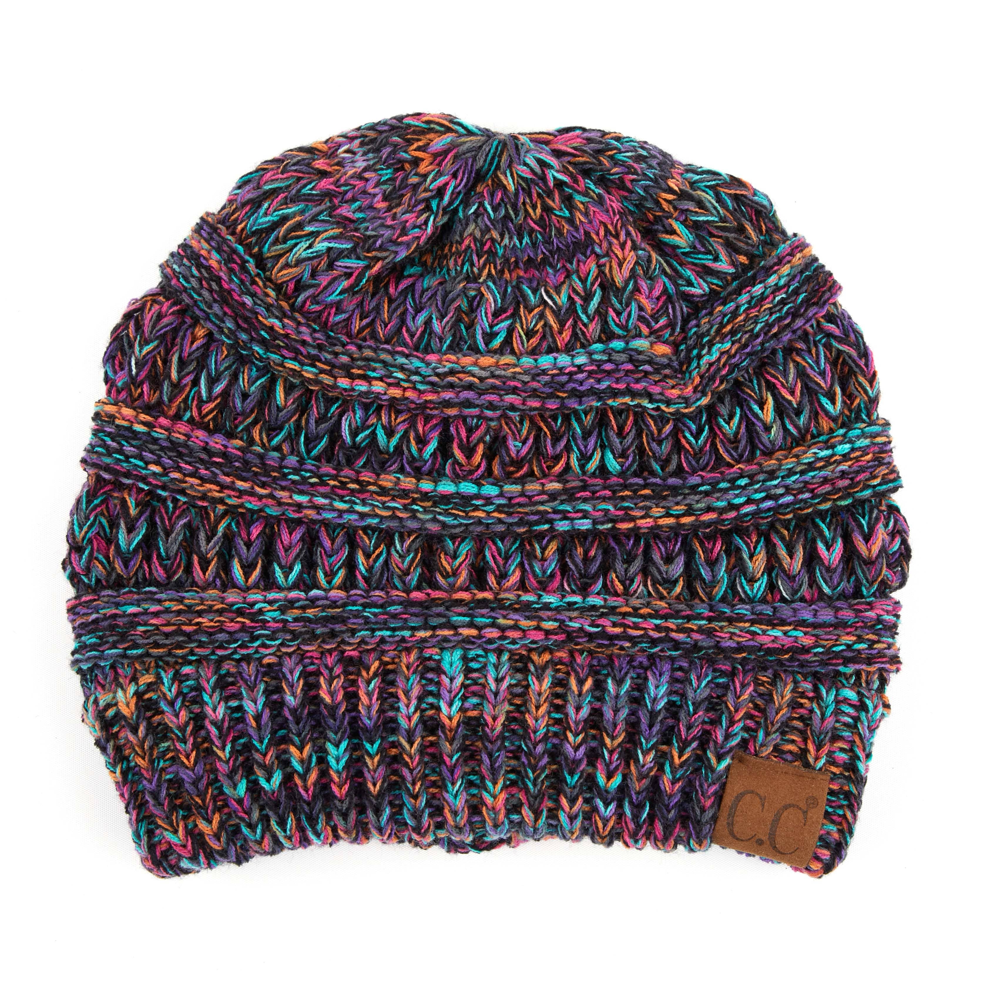 Truly Contagious - Venta al por mayor Gorro de lana - Mujer - Gorro CC Crafted multicolor de 4 tonos (YJ-816)13