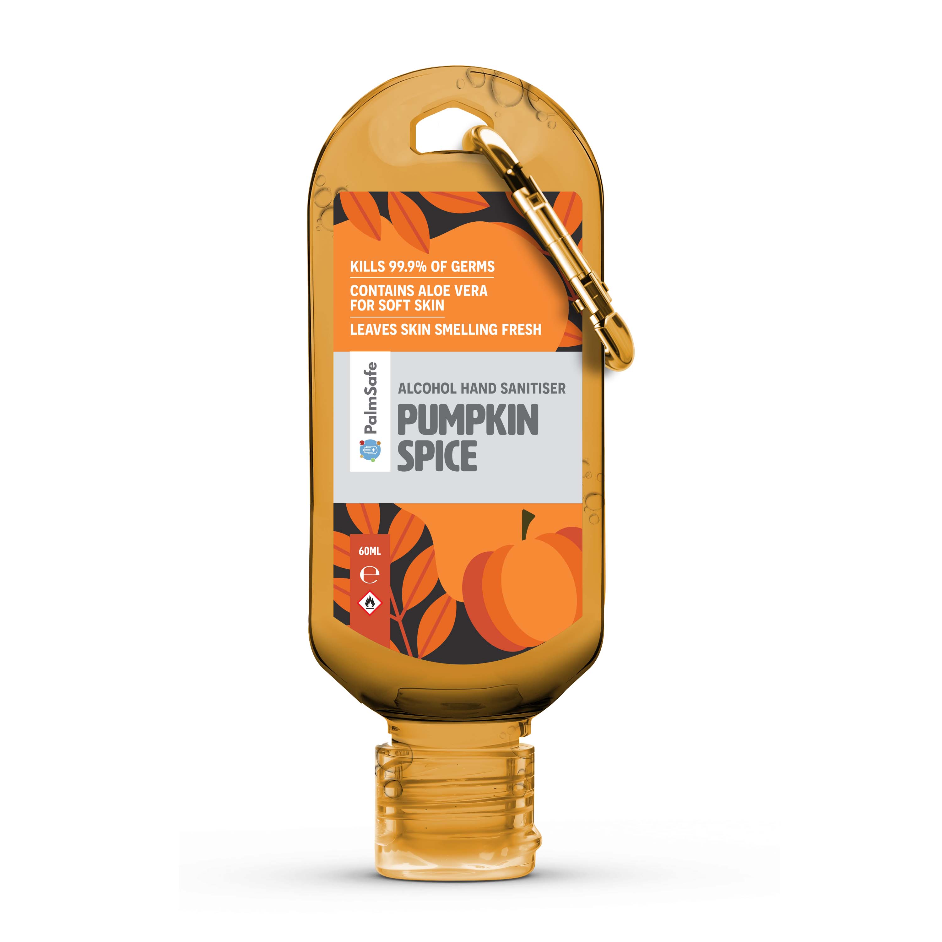 Palm Safe – wholesale Hand sanitiser – 60ml Clip Bottles35