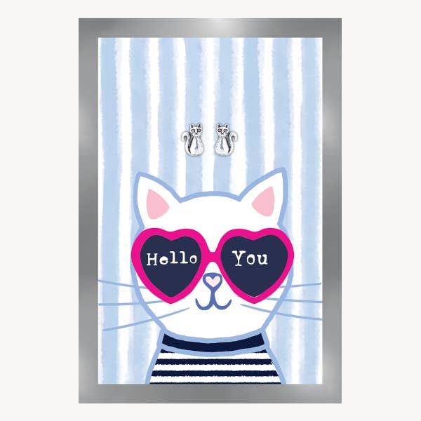 Cat | Little Pretties | Friendship Card for wholesale by Marina B