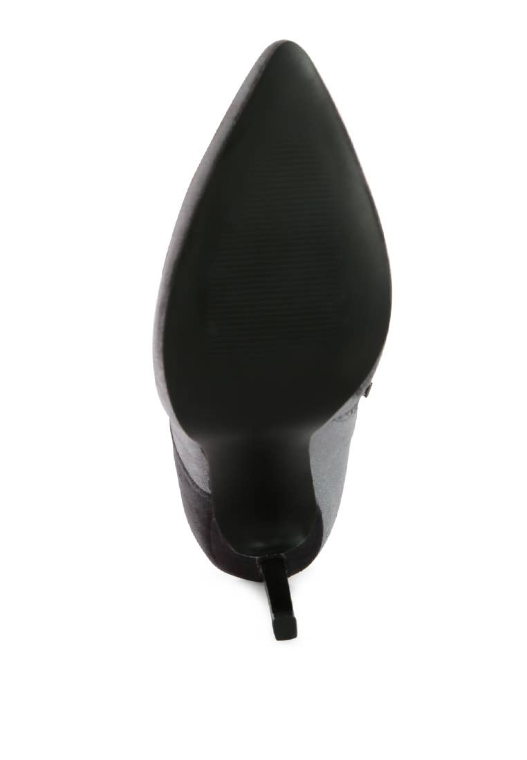 Rag Company - Wholesale Booties - Women's - BORNSTA Velvet High Heeled Velvet Boots10