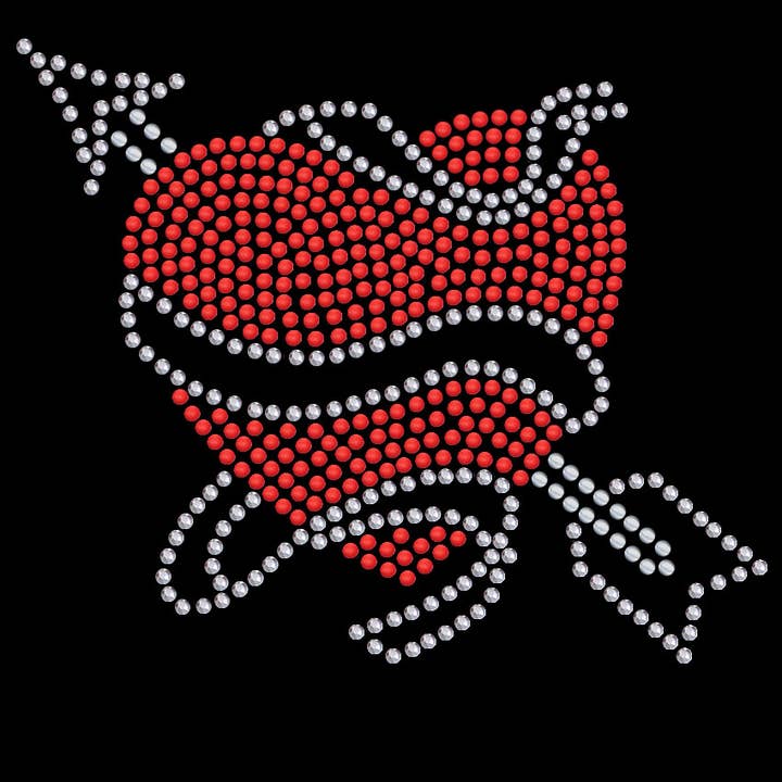 Tattoo Heart with Arrow t-shirt voor dames voor wholesale door Dog in the Closet