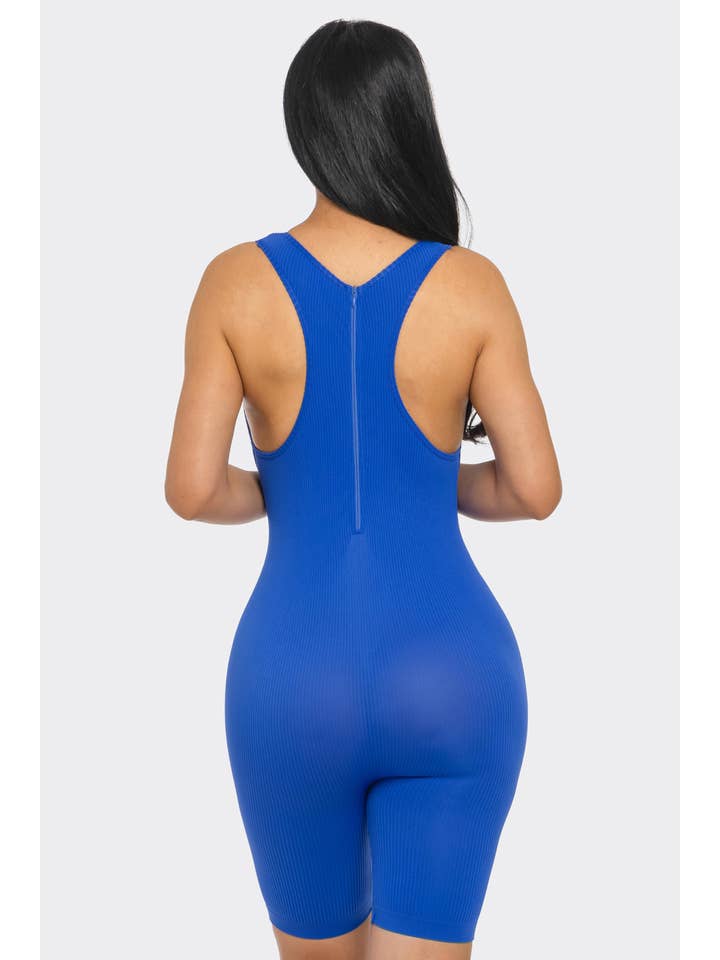 Lime All the Time - Vendita all'ingrosso Tutina - Donna - Tutina Bodycon Yoga Racerback con cerniera11