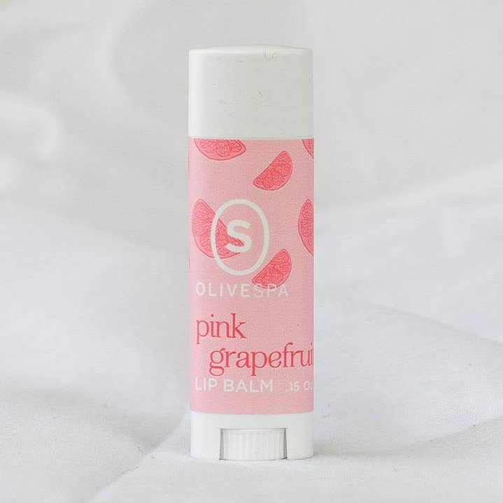 Pink Grapefruit Lip Balm for wholesale by OLIVESPA