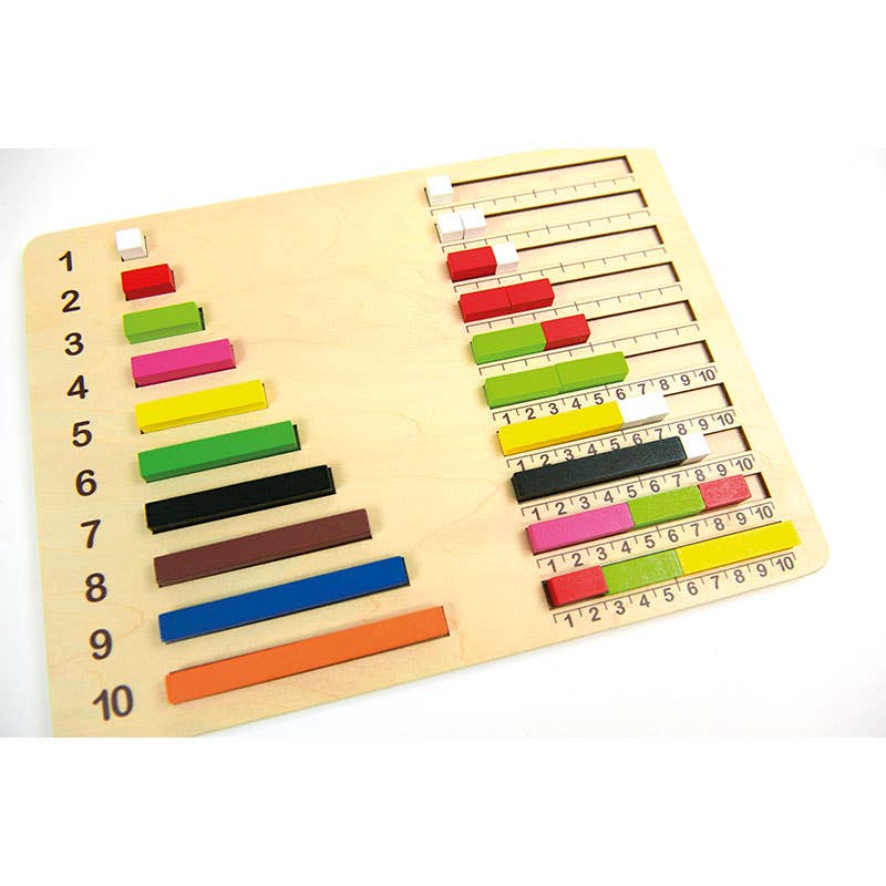 TOYS SERVICE, SL. -ANDREU TOYS- - Vente Jouet en bois – enfant - Planche pour barres de fractions1