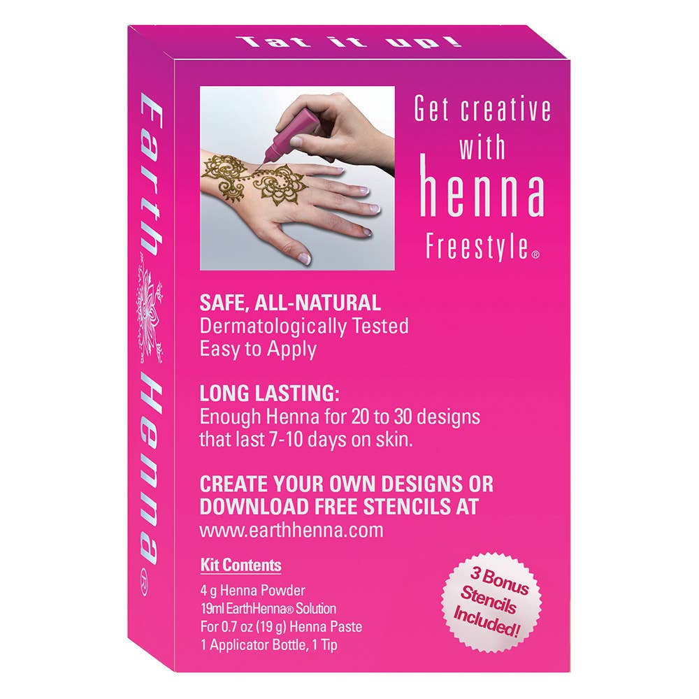 Earth Henna - Wholesale Temporary Tattoo - Earth Henna Freestyle Kit – Classic1