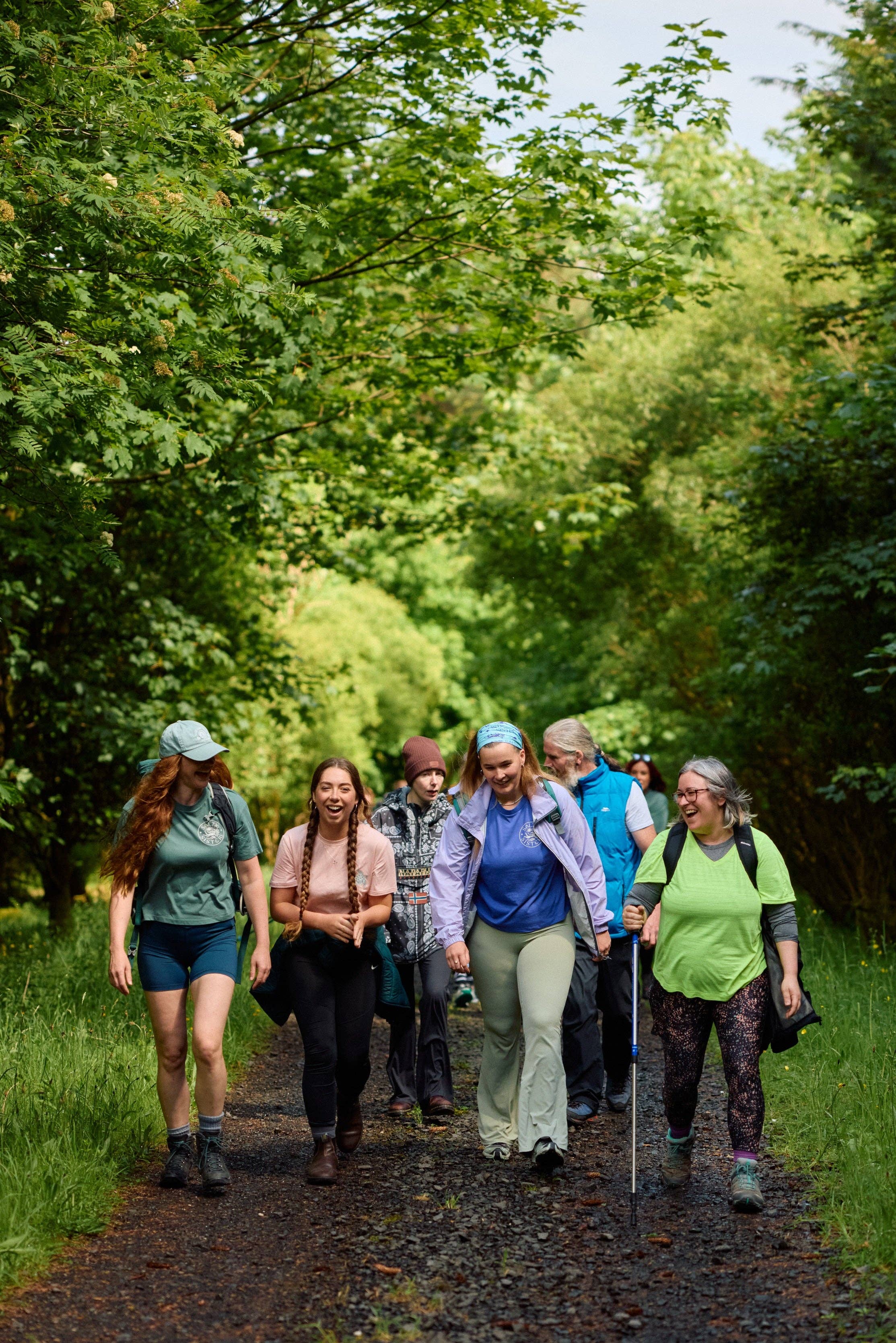 Salty Sisters - Wholesale Screen Printed T-Shirt - Women's - Light Women's Boxy T-Shirt4
