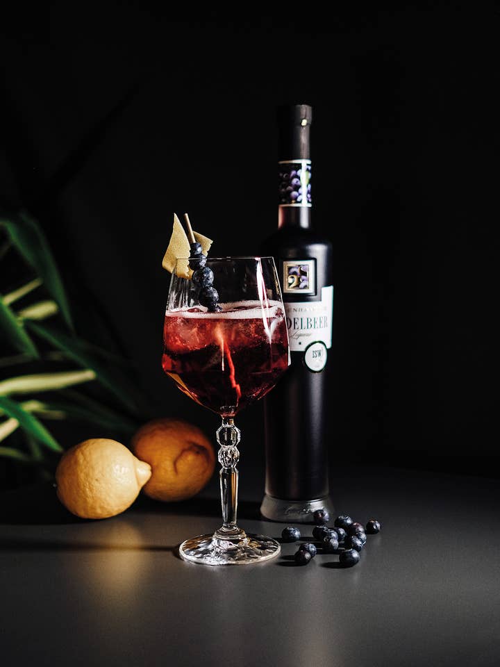 LANTENHAMMER Liquore di Mirtillo 25% 0,2 ltr. per la vendita all'ingrosso da parte di Lantenhammer