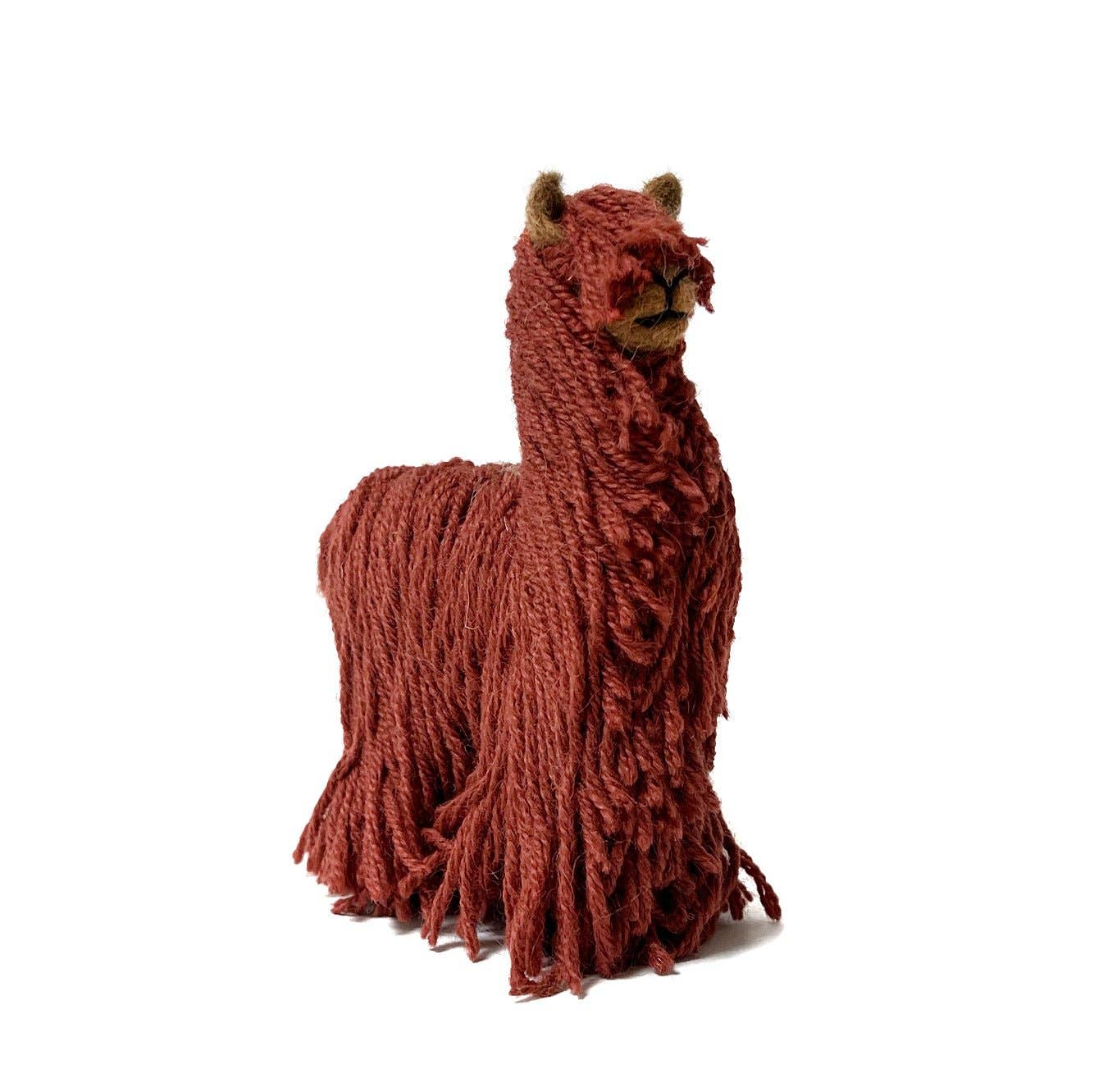 Lanart Alpaca - Wholesale Decorative Figurine - Cria Suri 5.5” - Artisan Hand-Felted Alpaca Sculpture1