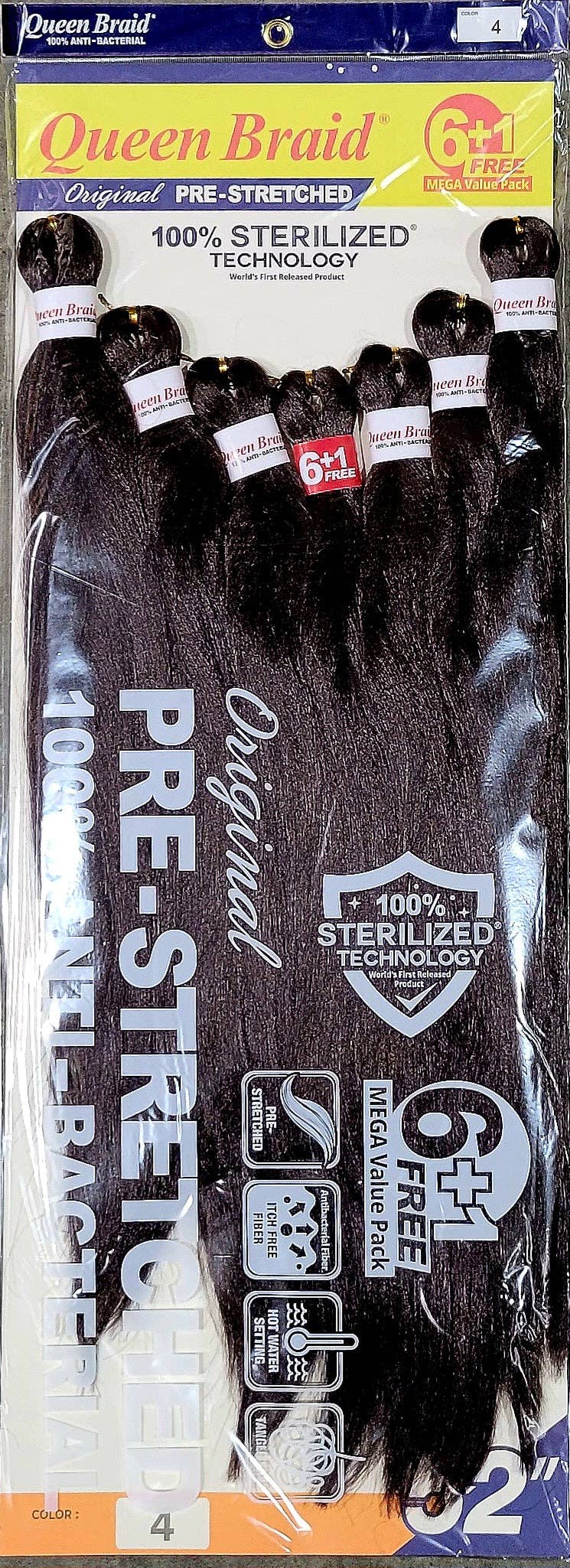 AEsthetic - Wholesale Hair Extensions - QUEEN BRAID 6 + 1 Mega Pack3