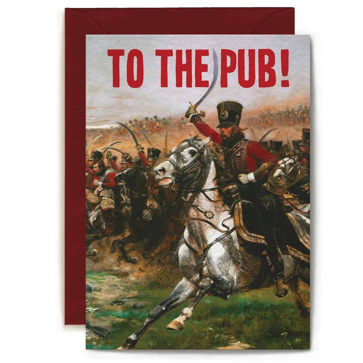 Bewilderbeest - Wholesale Birthday Card - To The Pub Card by Artijoke- Funny Birthday Card