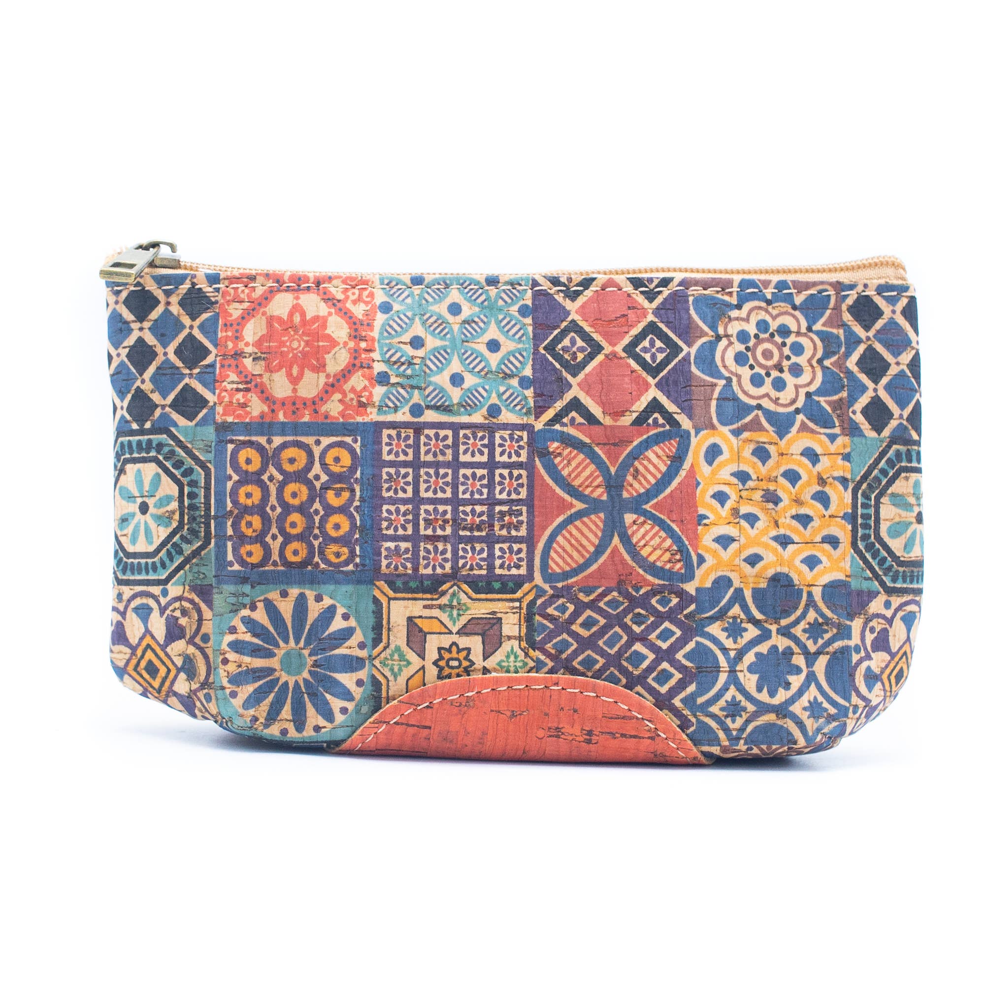 Meninas Bonitas Cork - Wholesale Coin Purse - Women's - （5units）cork coin purse color with patterns BAG-04312