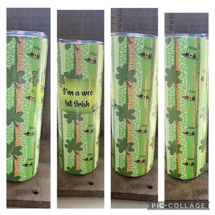 En liten bit irländsk 20 Oz Sublimering Tumbler för wholesale av NYOG Side Hustle