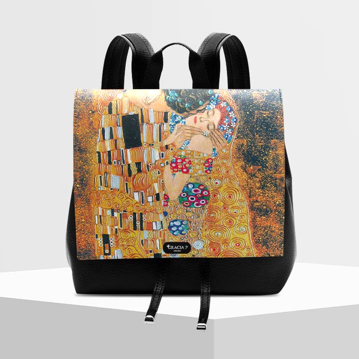 Zaino Molly Il Bacio di Klimt di Gracia P per la vendita all'ingrosso da parte di GLOBALSHOP SRL
