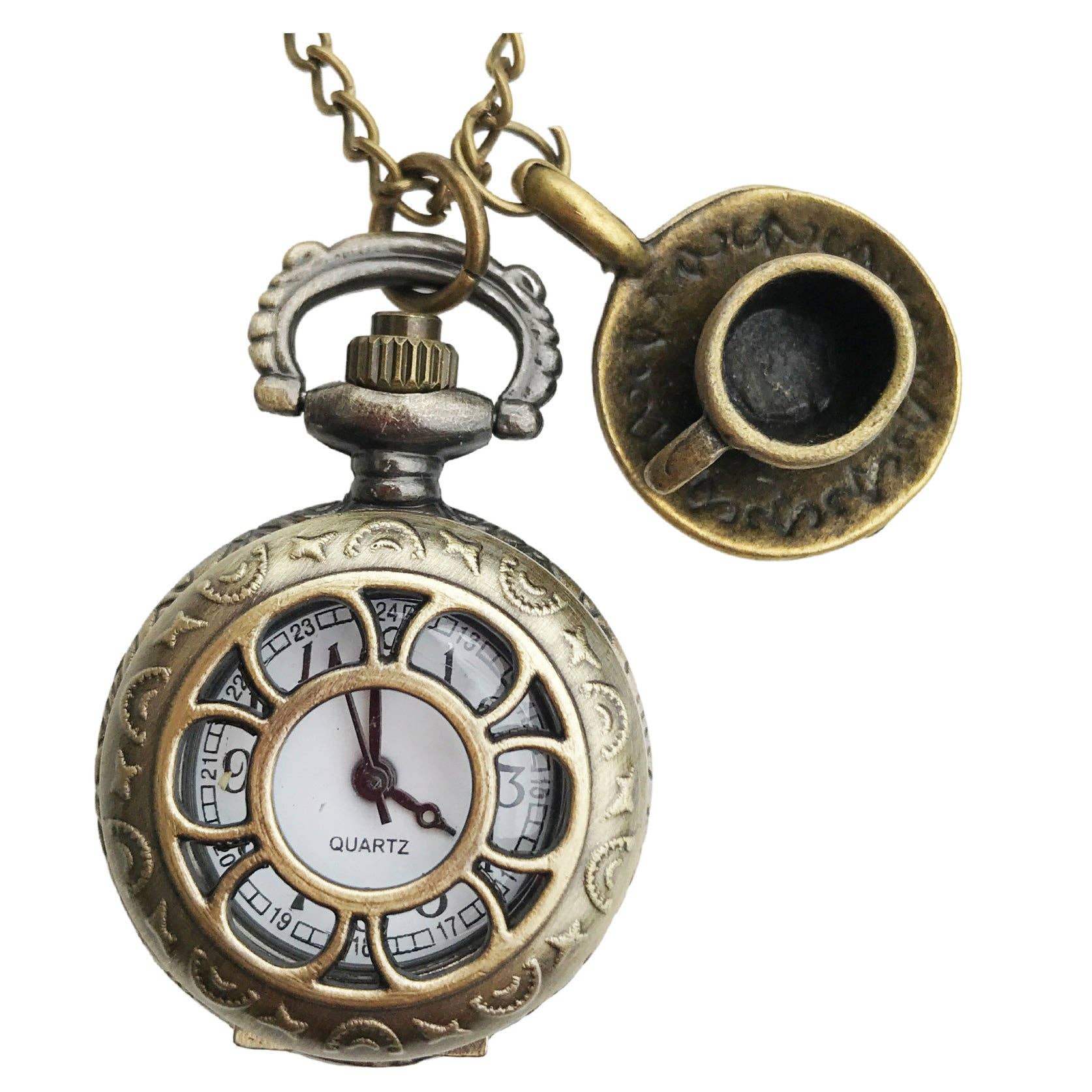 UMBRELLALABORATORY - Wholesale Pendant/Charm Necklace - Alice in Wonderland watch necklace2