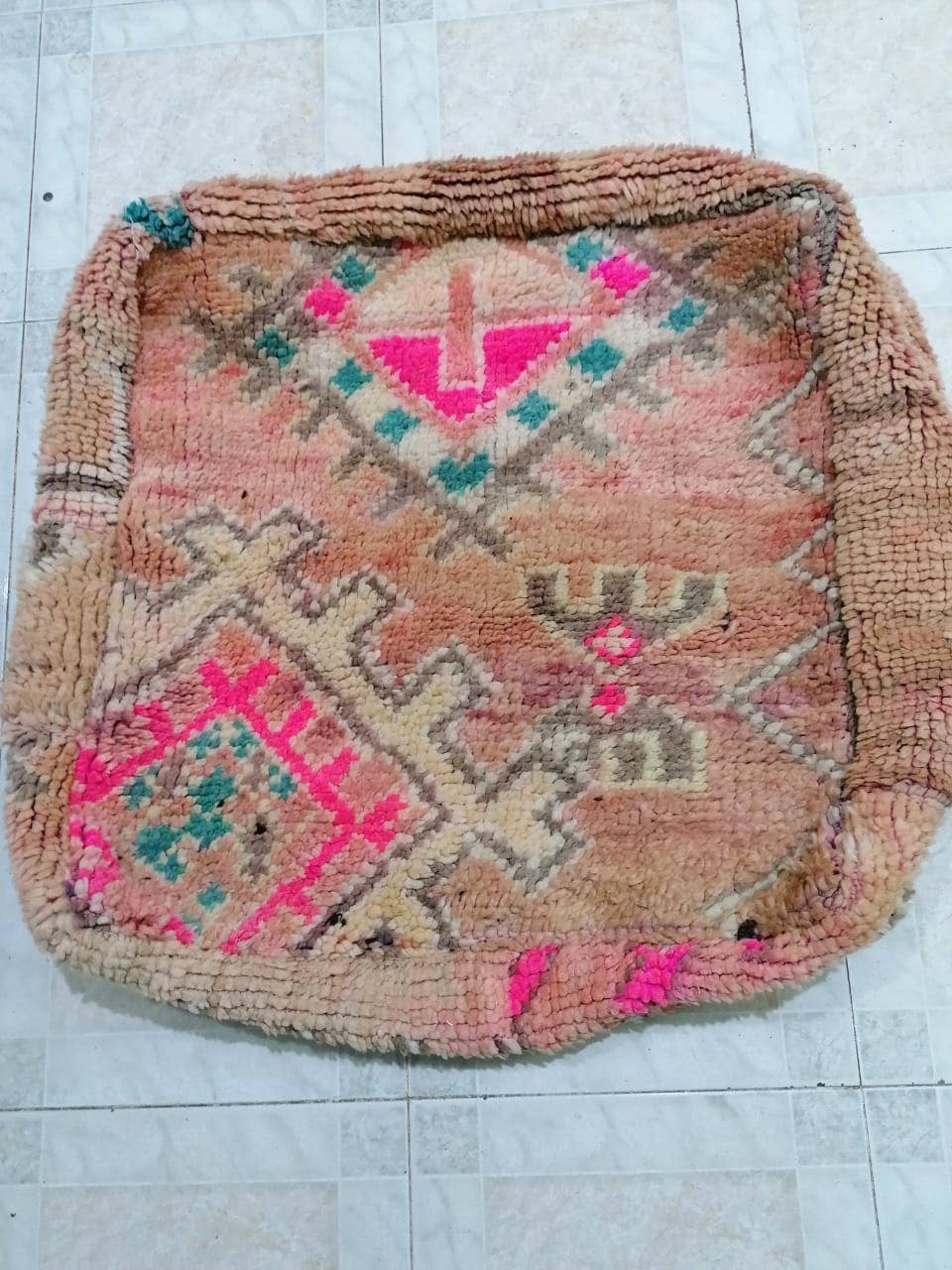 marrakeshop - Vendita all'ingrosso Pouf - Cuscini da pavimento vintage marocchini Boujad Copertura Pouf12