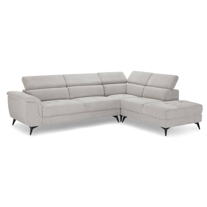 Corner Sofa Betis Grey Right for wholesale by Furnhouse
