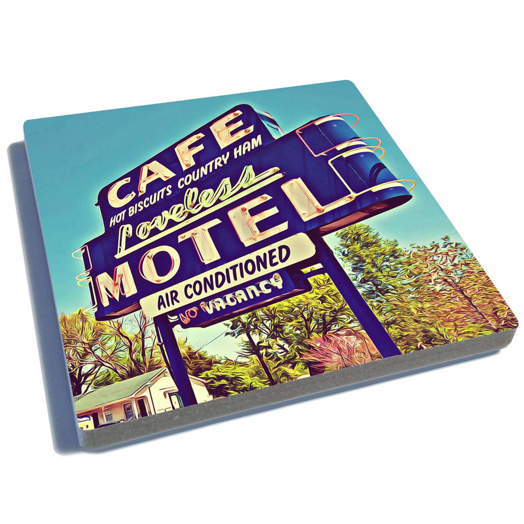 EXIT82ART - Wholesale Coasters - Nashville Stone Drink Coaster - Loveless Cafe'0