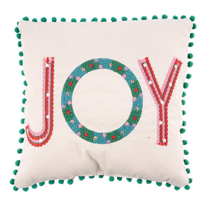Bright Joy Pillow - Holiday Decor for wholesale by Glory Haus