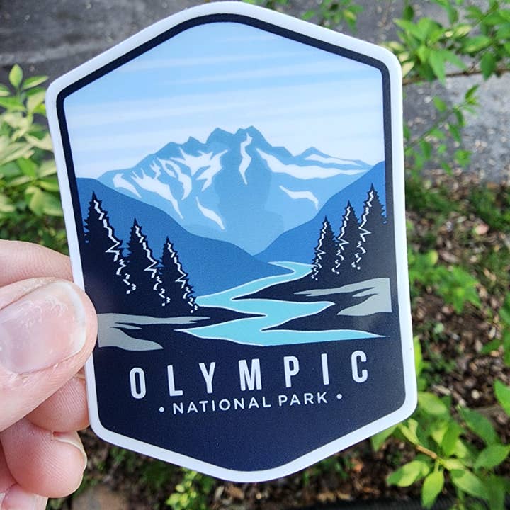 National Parks and Beyond - Wholesale Sticker - Olympic National Park Sticker1
