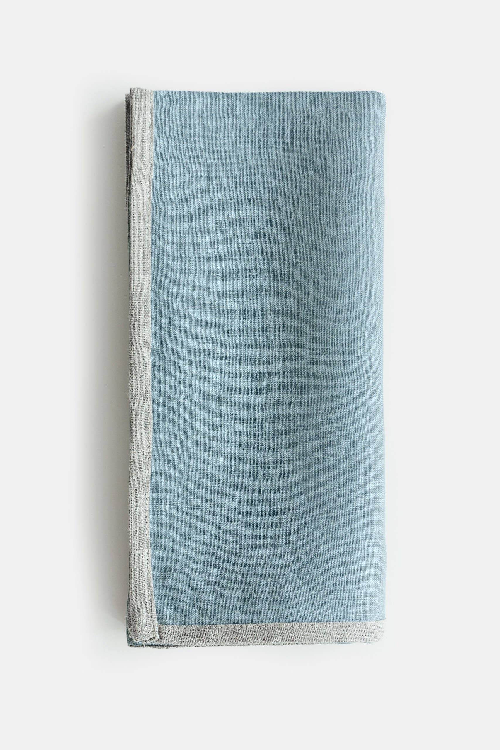 Linen Way Inc. - Wholesale Dinner & Cloth Napkin - Laurel Linen Napkin with Natural Border - Available 8 Colors4