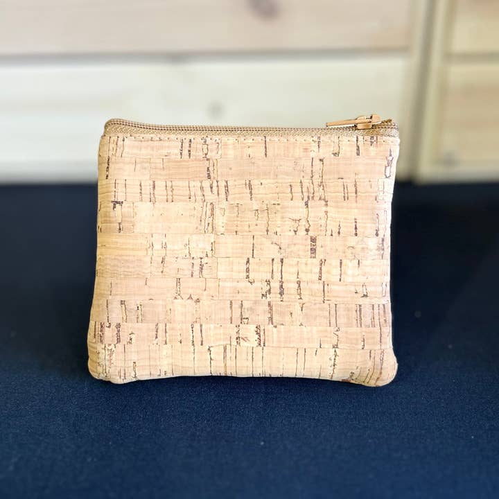 Cork By Design - Wholesale Coin Purse - Women's - Isabel Cork Purse - Azulejo