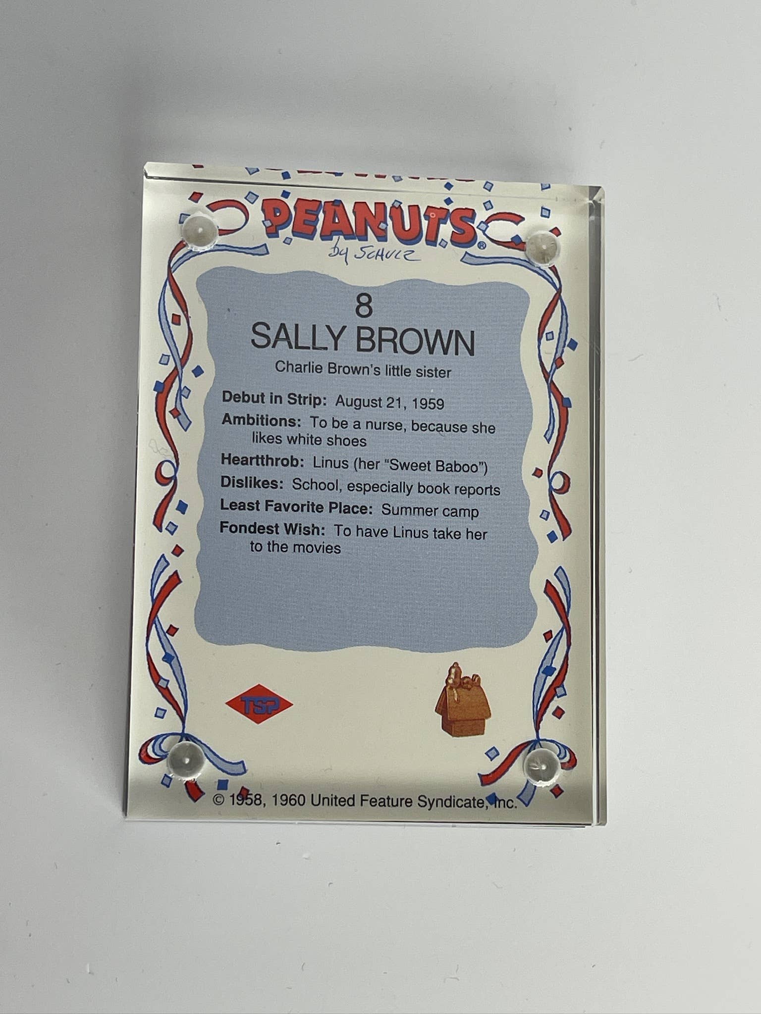 The Mustache Cat Made - Vente Affiche d'art - Cartes à échanger encadrées vintage Snoopy + Peanuts8