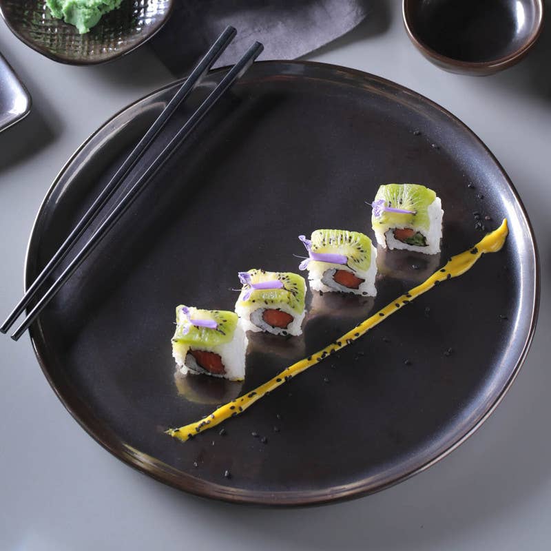 Porto Brasil - Wholesale Dinner Plate - Bio Stoneware Metallica Dinner Plate, 10.8"1