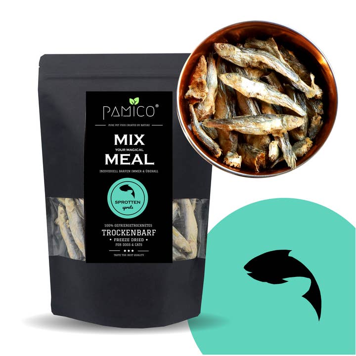 Sprotjes gevriesdroogd - MIX MEAL Droogbarf voor wholesale door PAMICO