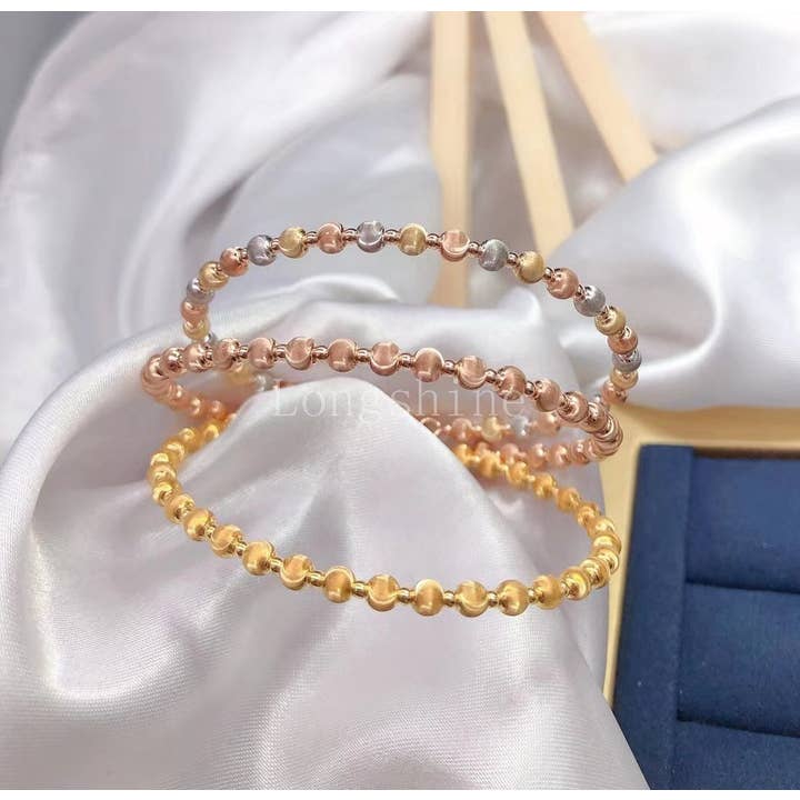 Bracelet en or 18k couleur jaune orichalque pour femme pour la vente par DON JOHN BY VICTORIA CHARLES