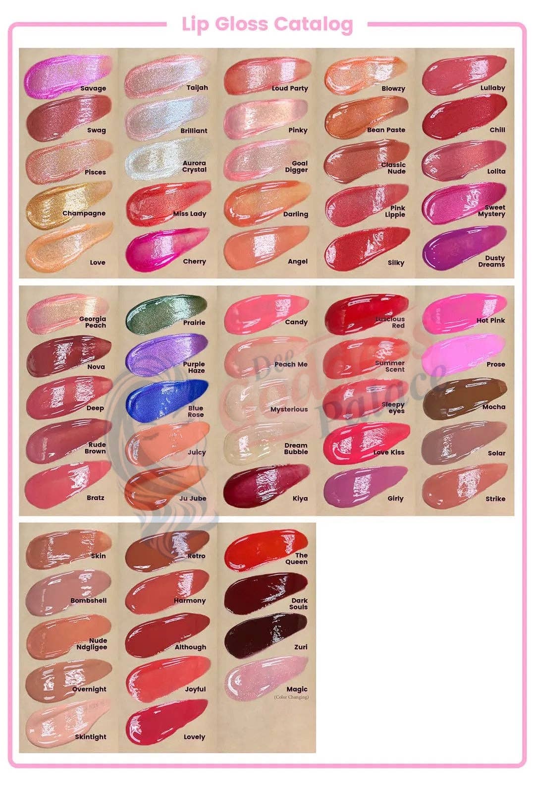 Deegoddesswholesale - Wholesale Lip Gloss - 50pcs Wholesale Lipgloss (NO LOGO)3