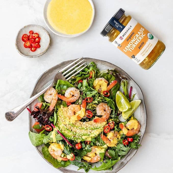 Mekhala Living Inc - Venta al por mayor Salsas - Pasta orgánica de cúrcuma con hierba de limón, 3.53 oz2