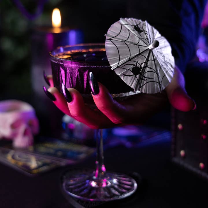Haunted Spirits 'Spiders' | Spooky Tiki Cocktail Umbrellas and other Purchase Wholesale tiki. Free Returns & Net 60 Terms on Faire trending on Faire.