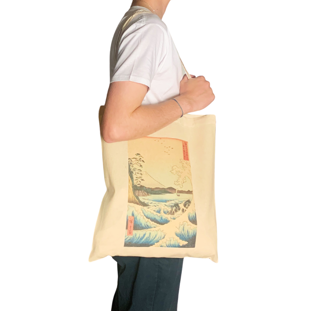 ZZZEBRAAA LIMITED – wholesale Tote bag – Unisex – Naruto Whirlpools in Awa Province Vintage Japanese Art Tote1